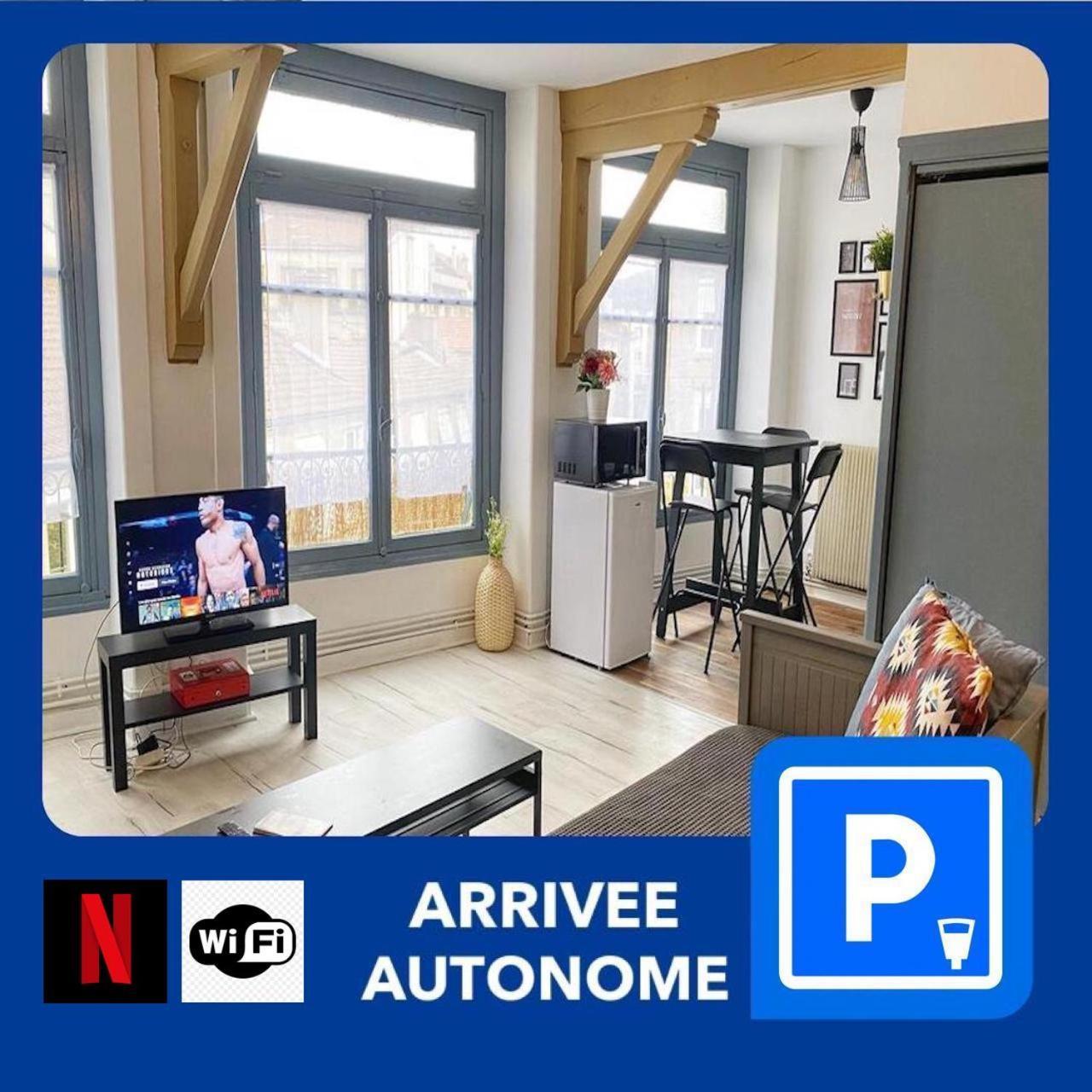015 Chic & Cosy Studio 41M2 Hypercentre Wifi Smart Tv Netflix Saint-Etienne  Eksteriør bilde